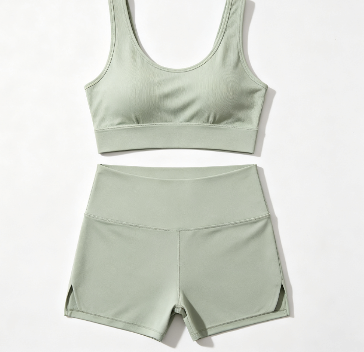 High-Waist Yoga Set – Breathable, Squat-Proof, All-Day Comfort